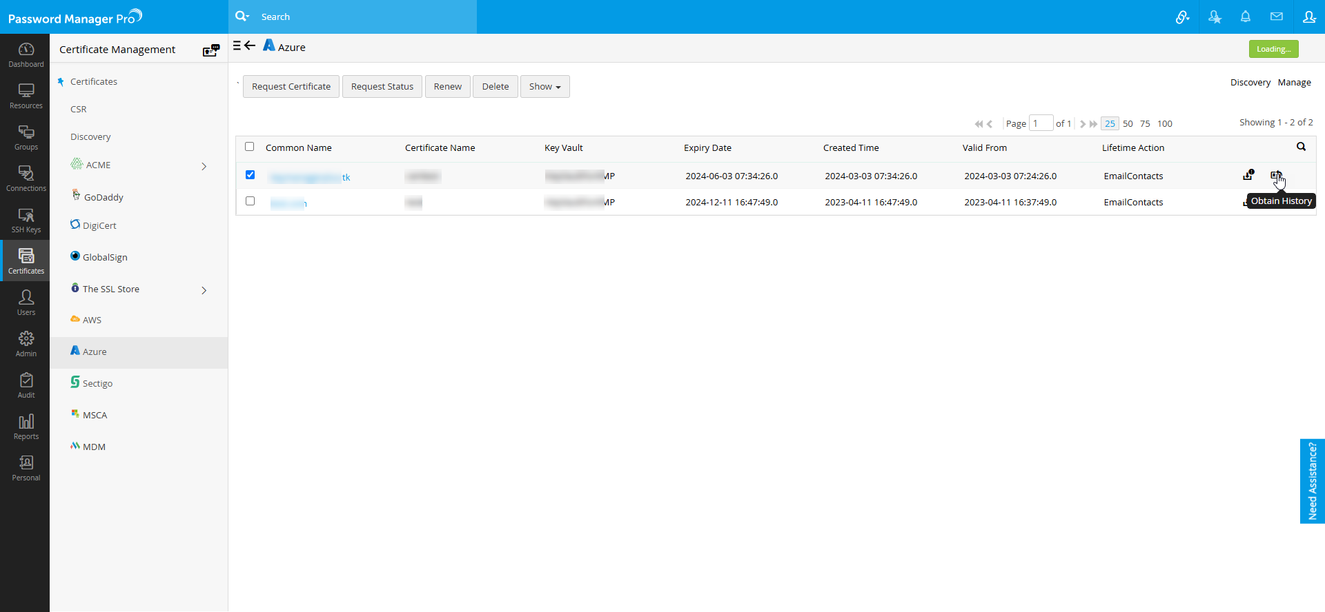 Integration With Azure Key Vault