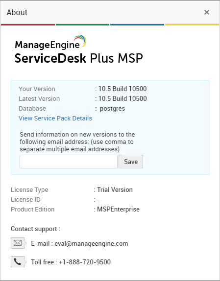 manageengine servicedesk plus msp download