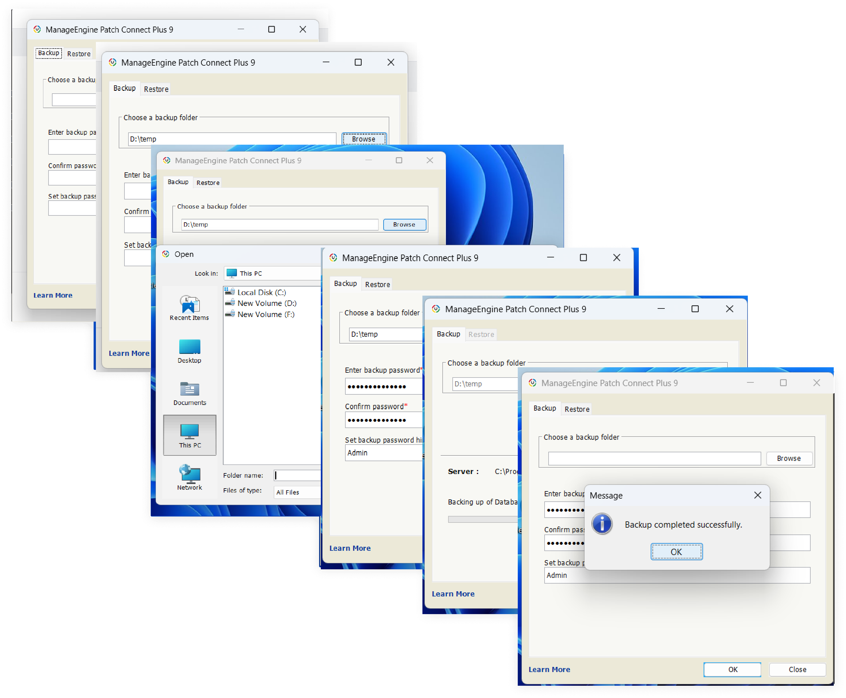 manual backup Manual Backup Process in Backup-Restore Utility GUI