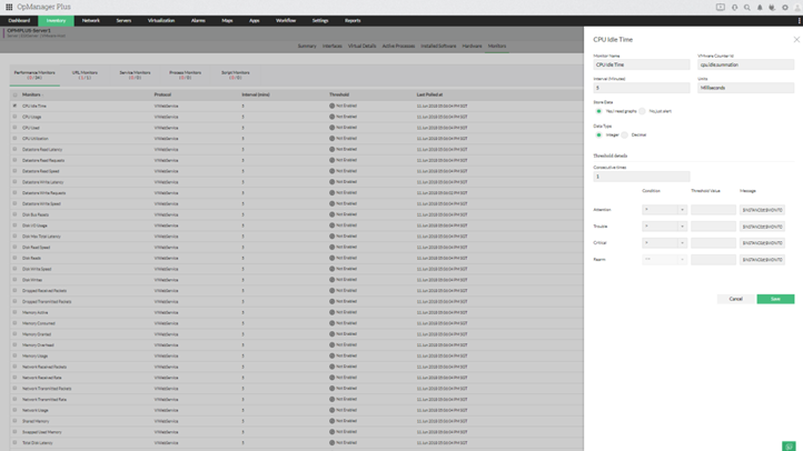 ITOM Platform - ManageEngine OpManager Plus