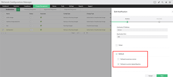 Configuration Change Management Reports - ManageEngine Network Configuration Manager