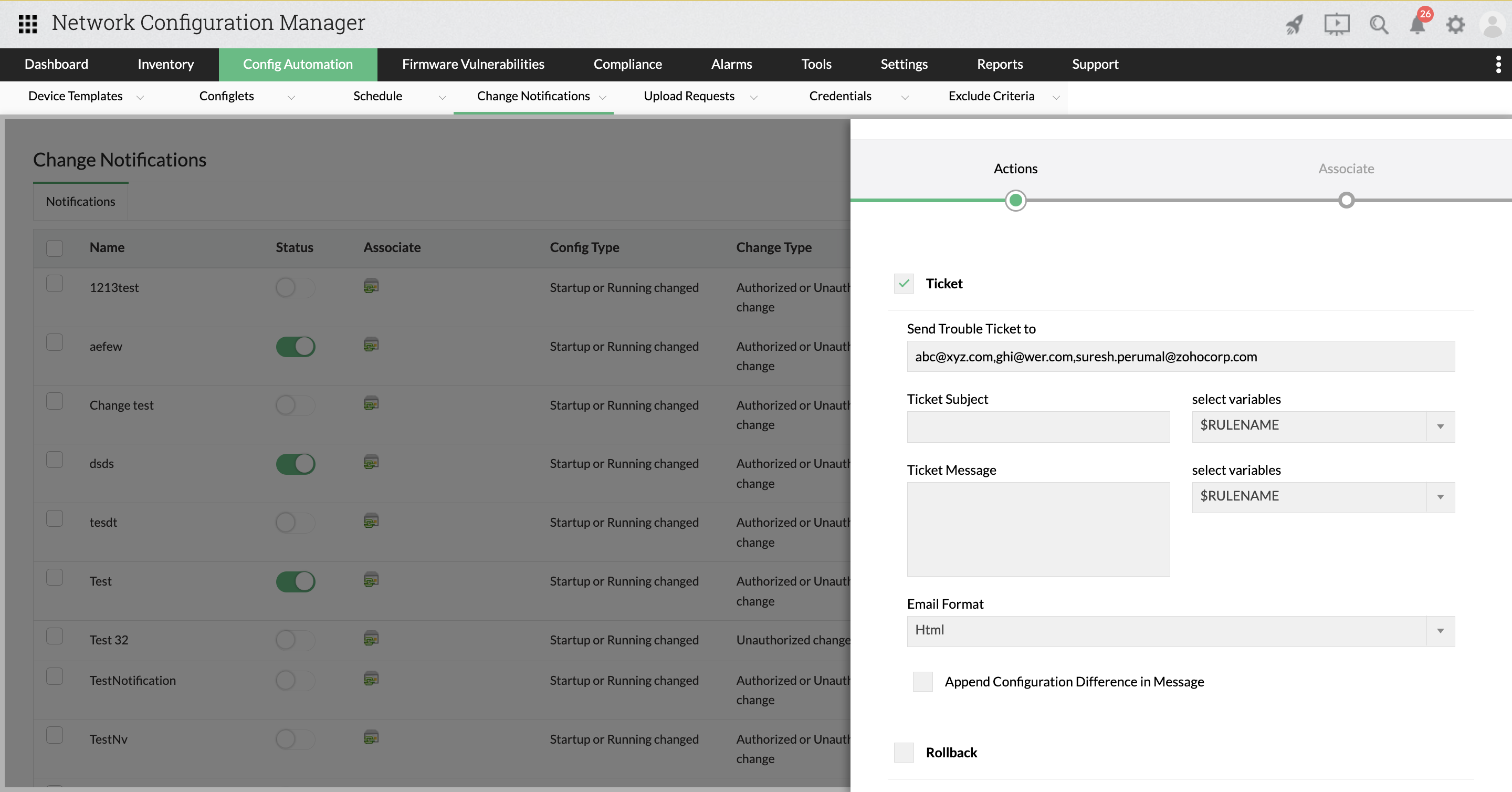 Configuration Change Management Process - ManageEngine Network Configuration Manager