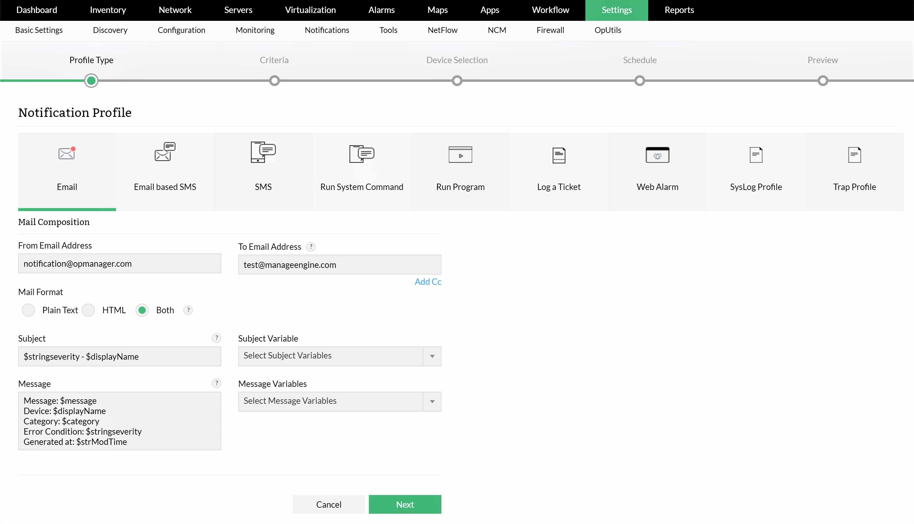 Hardware Performance Monitor - ManageEngine OpManager