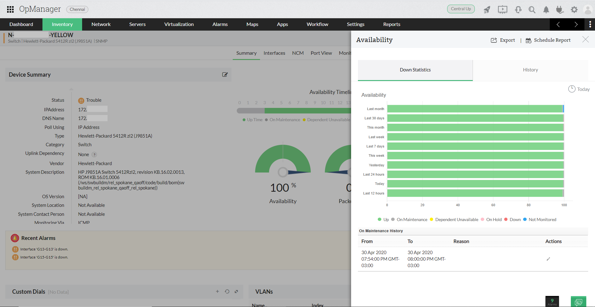 Storage Monitoring Tool - ManageEngine OpManager