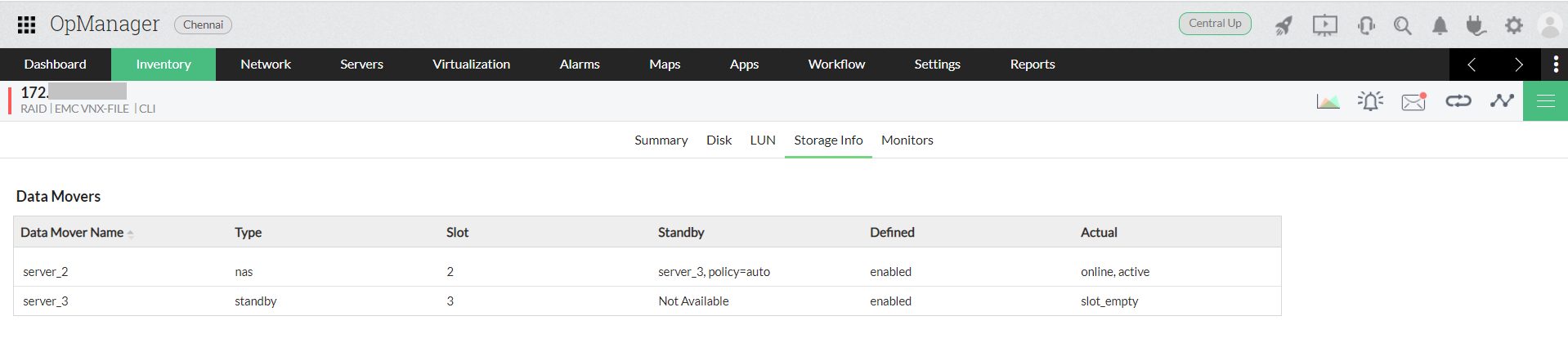 Storage Monitoring Software - ManageEngine OpManager