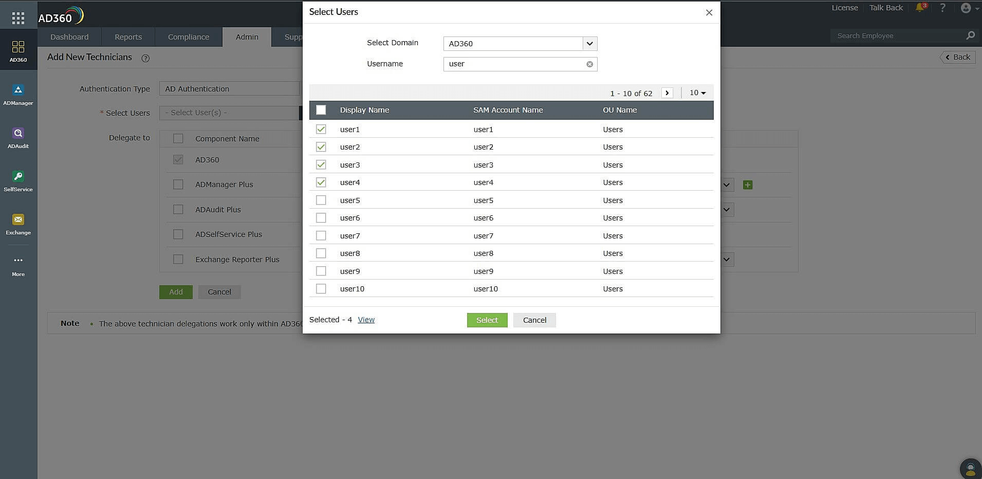 How to add a new centralized technician