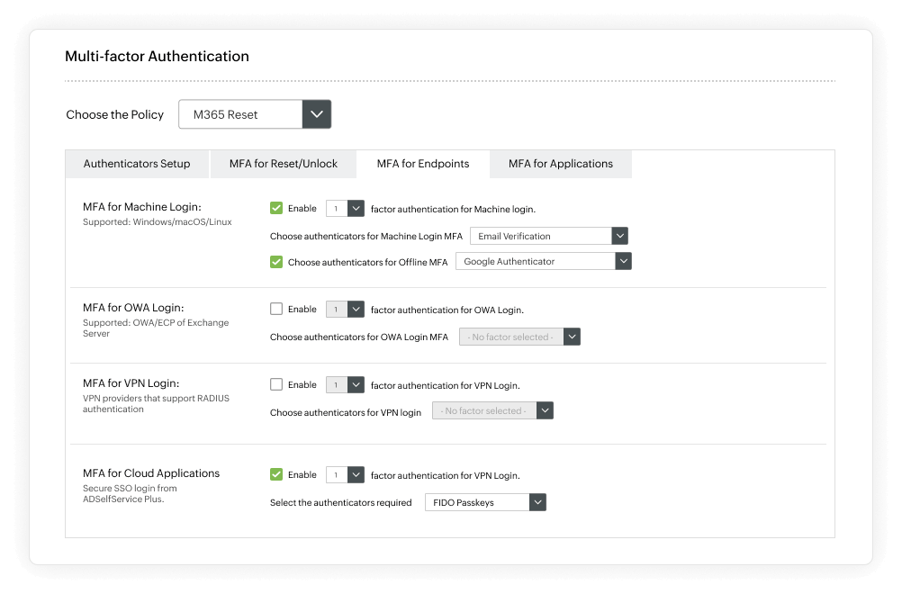 Enhance endpoint security management