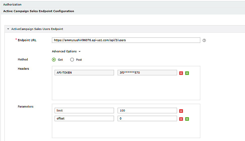 Endpoint Configuration