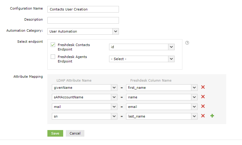 LDAP mapping