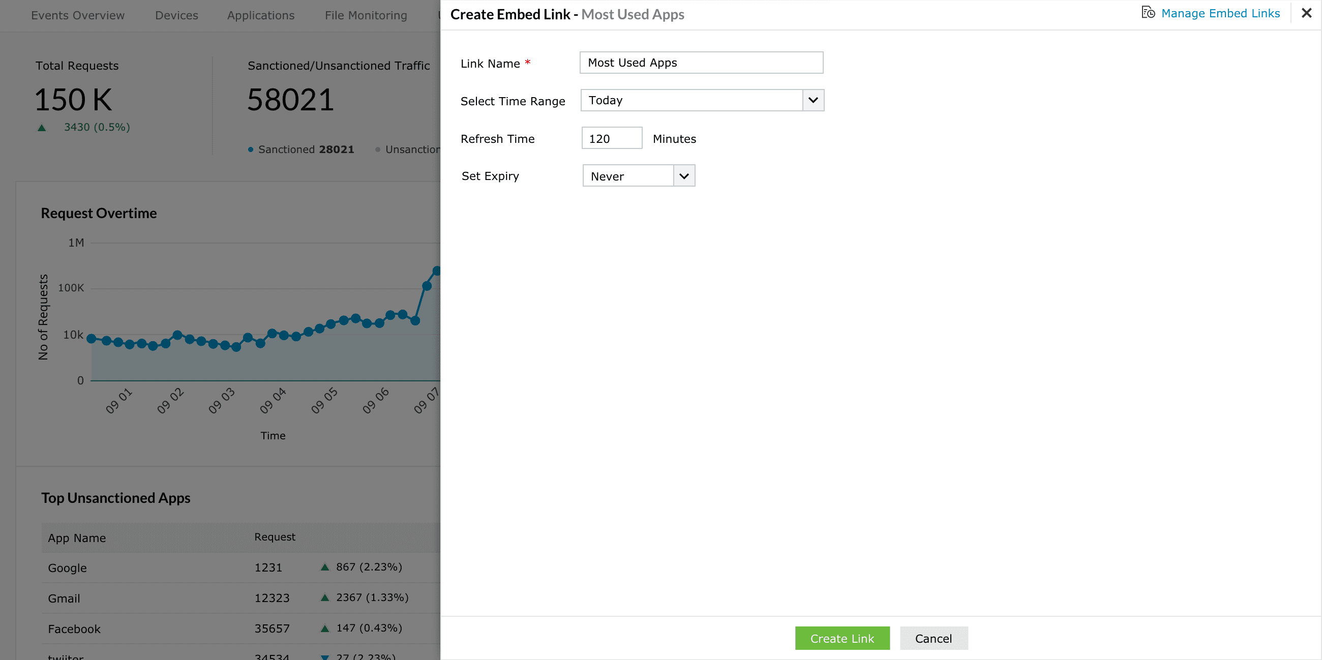 Configuring the Embed Dashboard