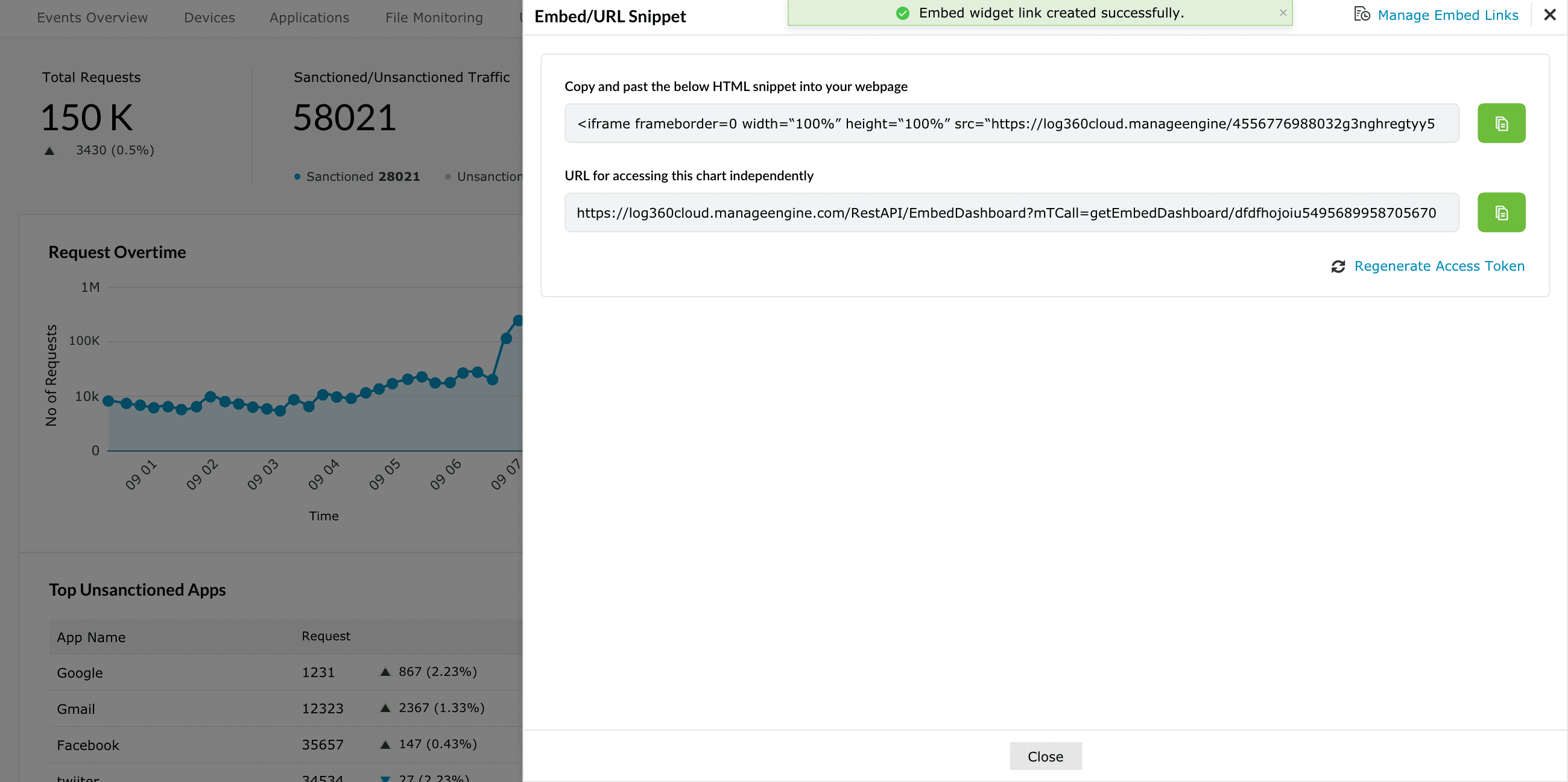 Configuring the Embed Dashboard