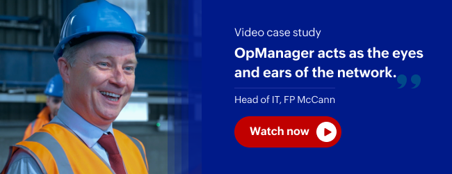 The UK's largest precast concrete manufacturer saves over £400,000 with OpManager - video case study