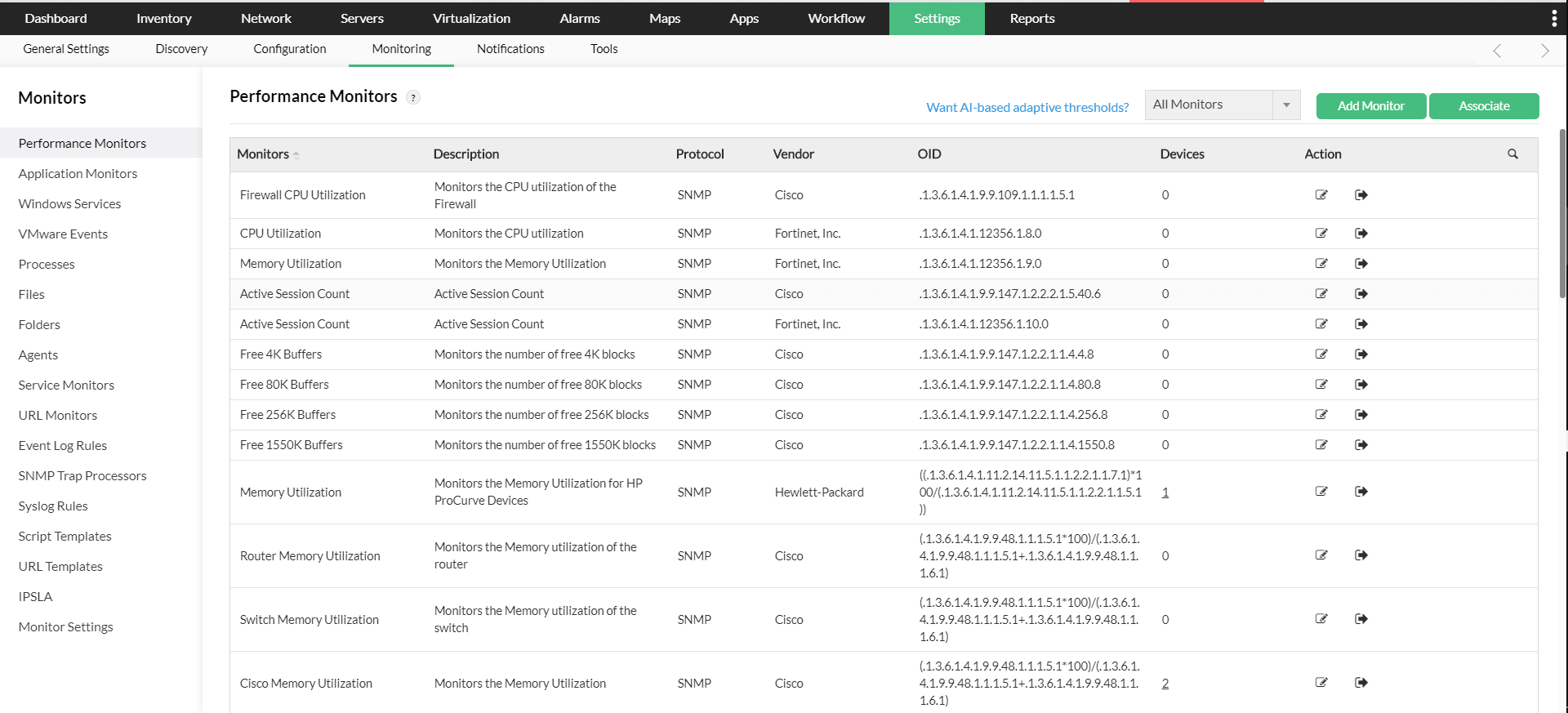 Network Performance Monitoring software - ManageEngine OpManager