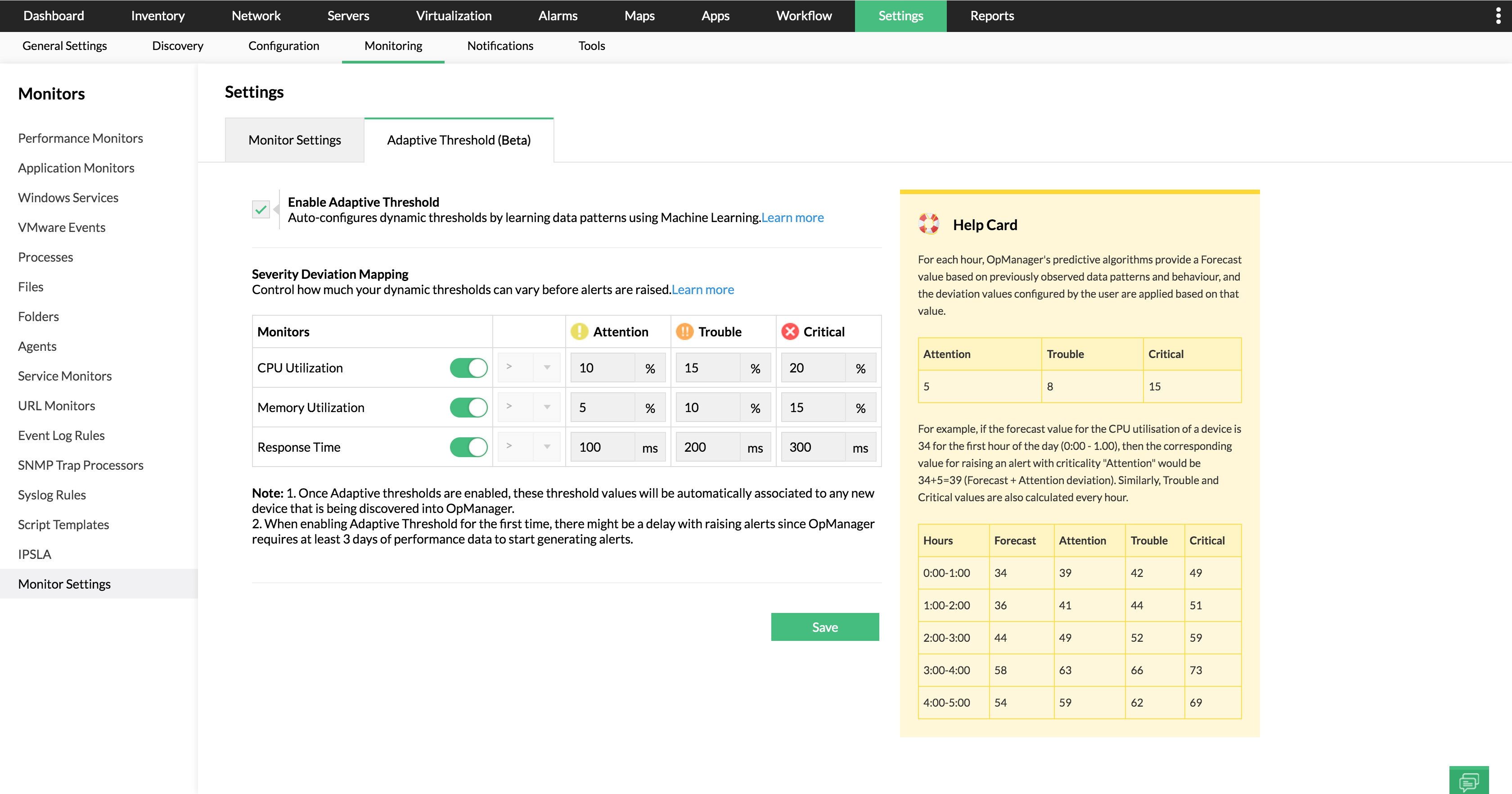 Network Performance Monitors - ManageEngine OpManager