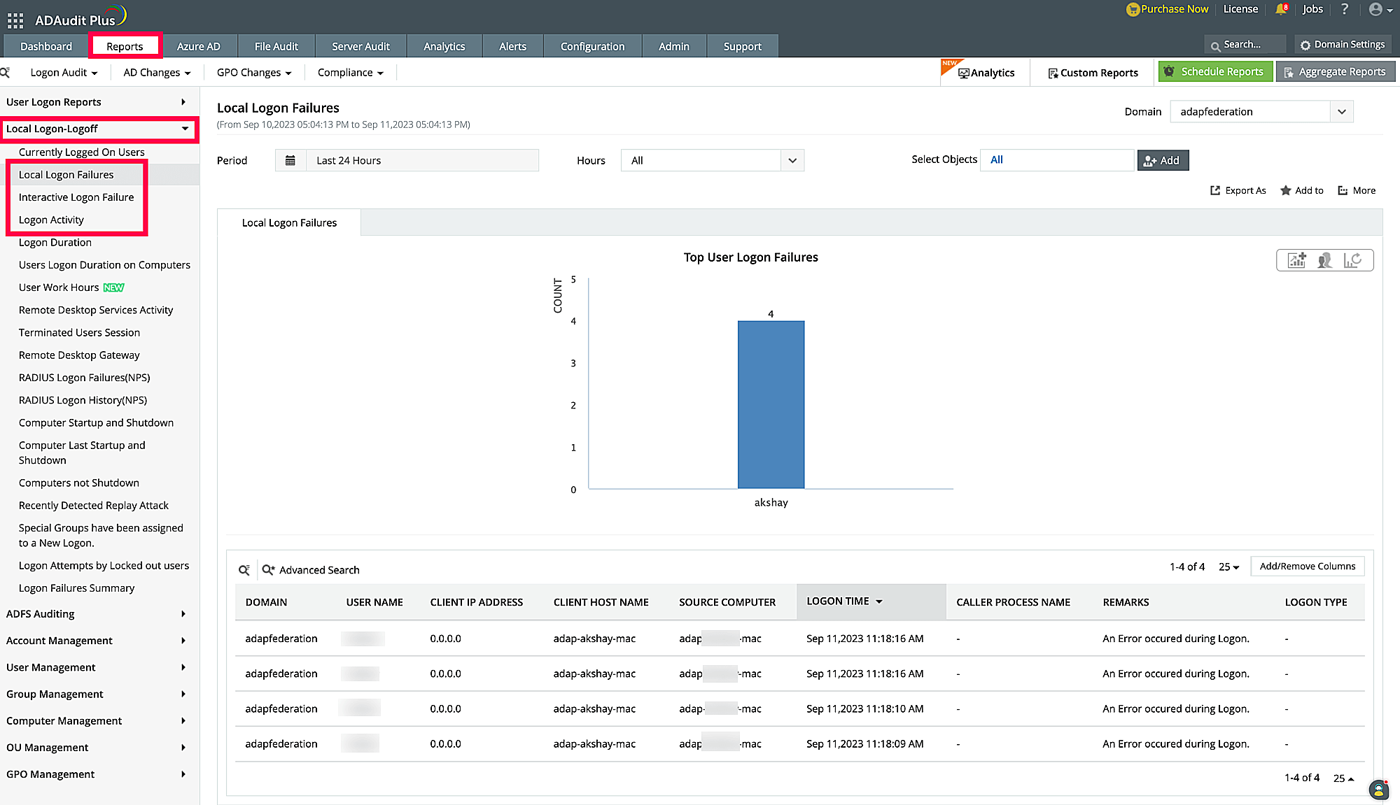 Adding Mac workstations to ADAudit Plus