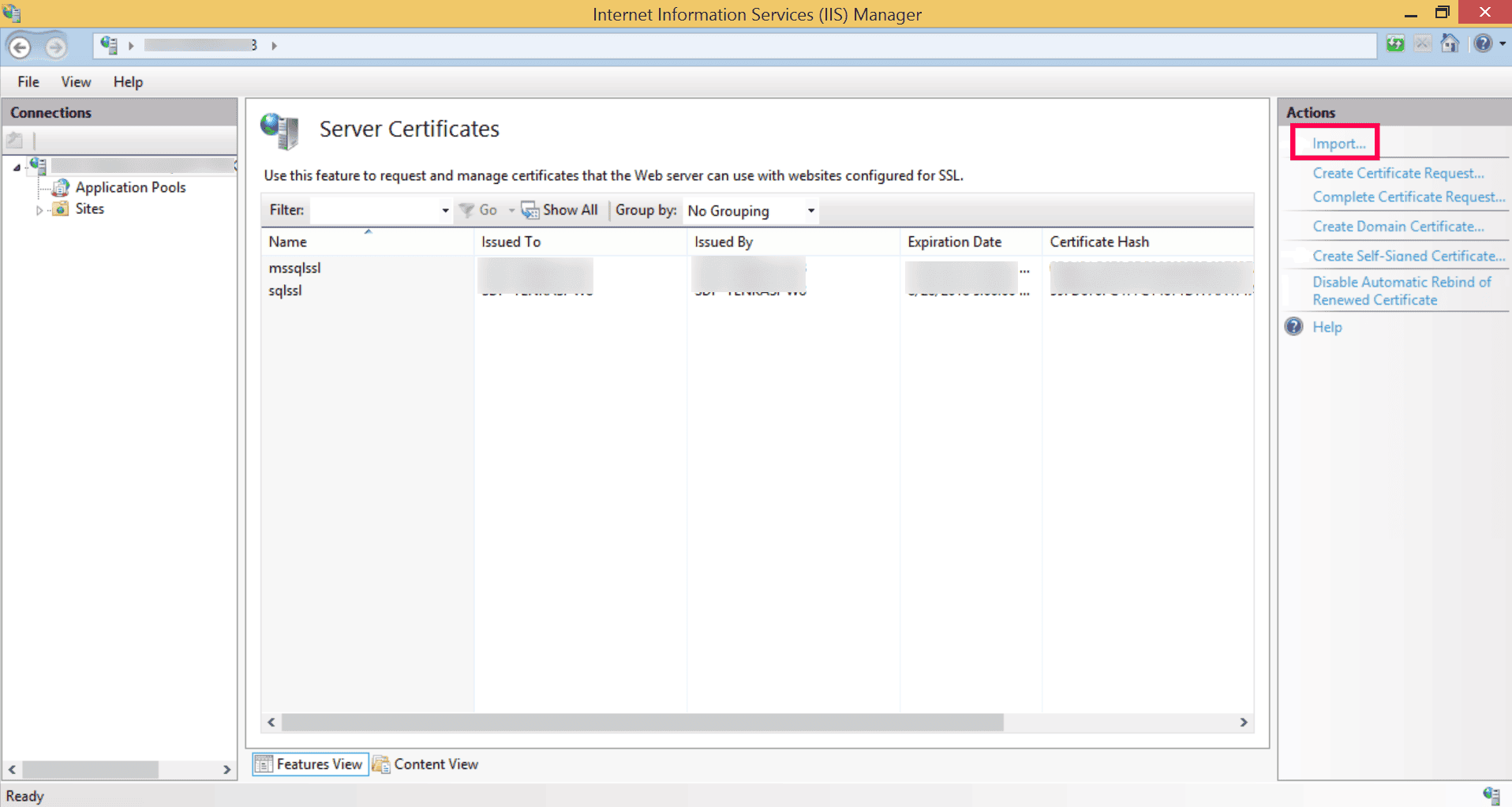 Establishing a secure connection between ADAudit Plus and Microsoft SQL