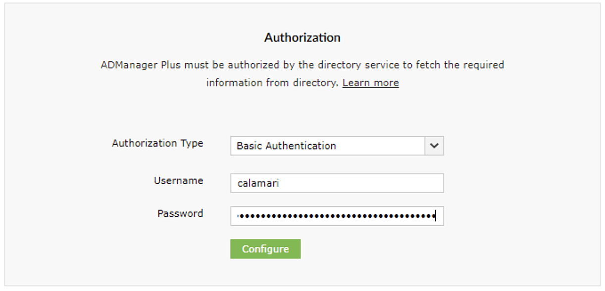 Authorization