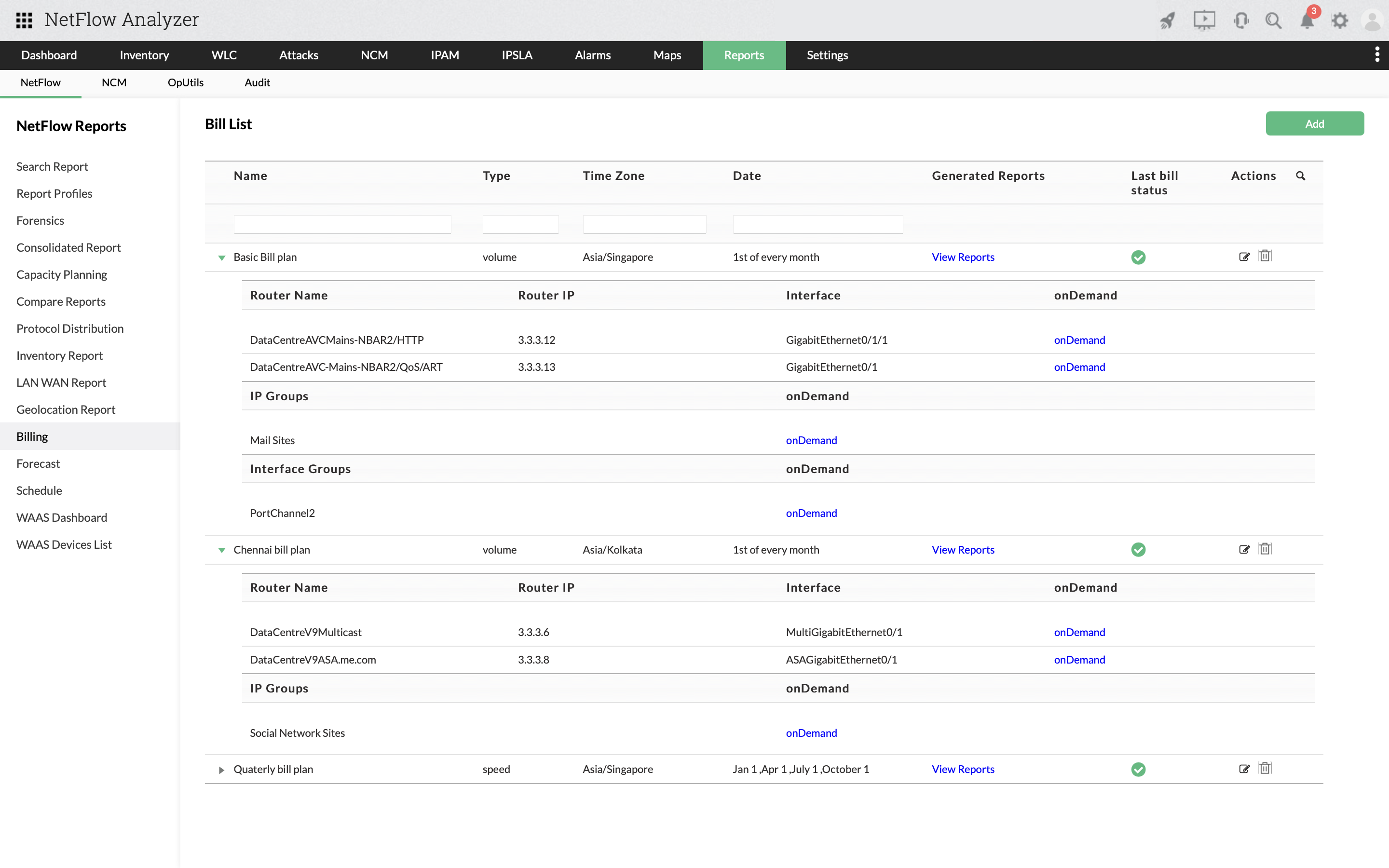 OnDemand Billing