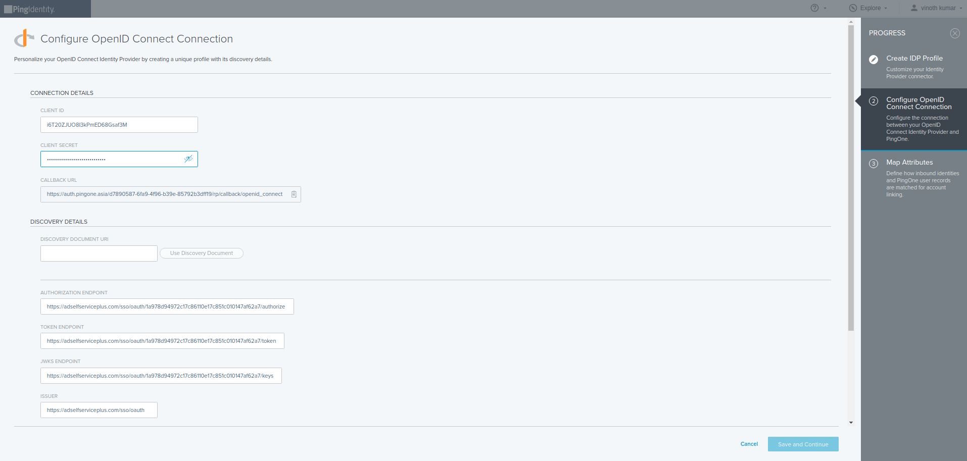 Configure Oauth or OpenID Connect SSO for custom application