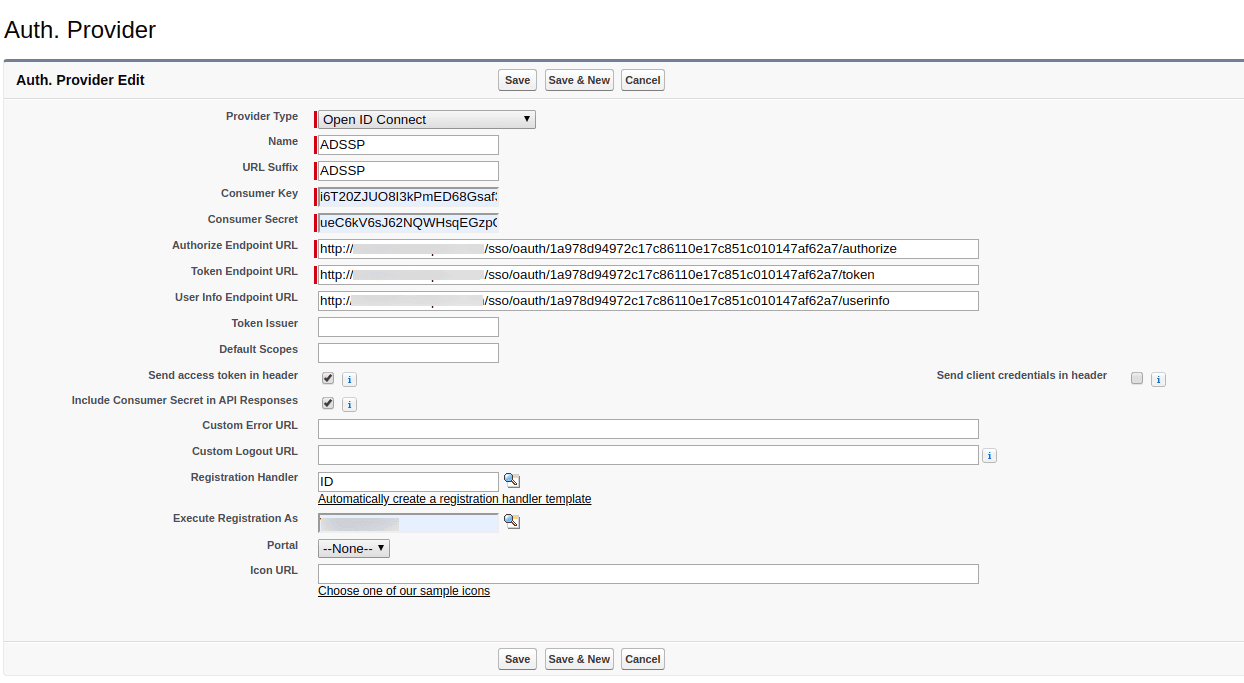 Configure Oauth or OpenID Connect SSO for custom application