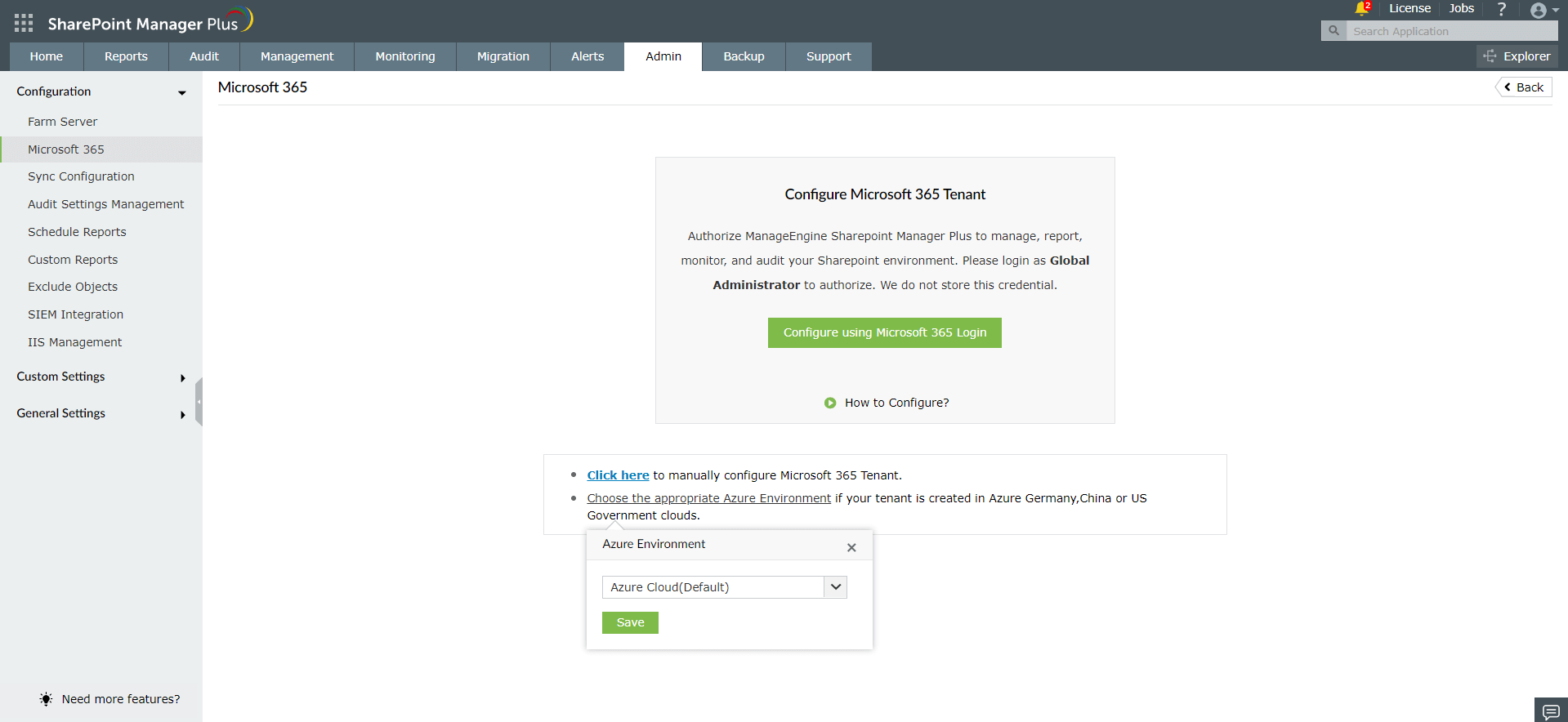 Microsoft 365 SharePoint Configuration Errors