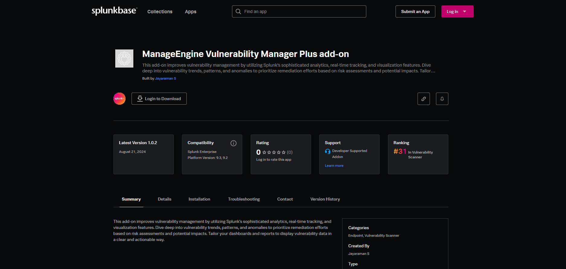 How To Integrate Splunk With Vulnerability Manager Plus