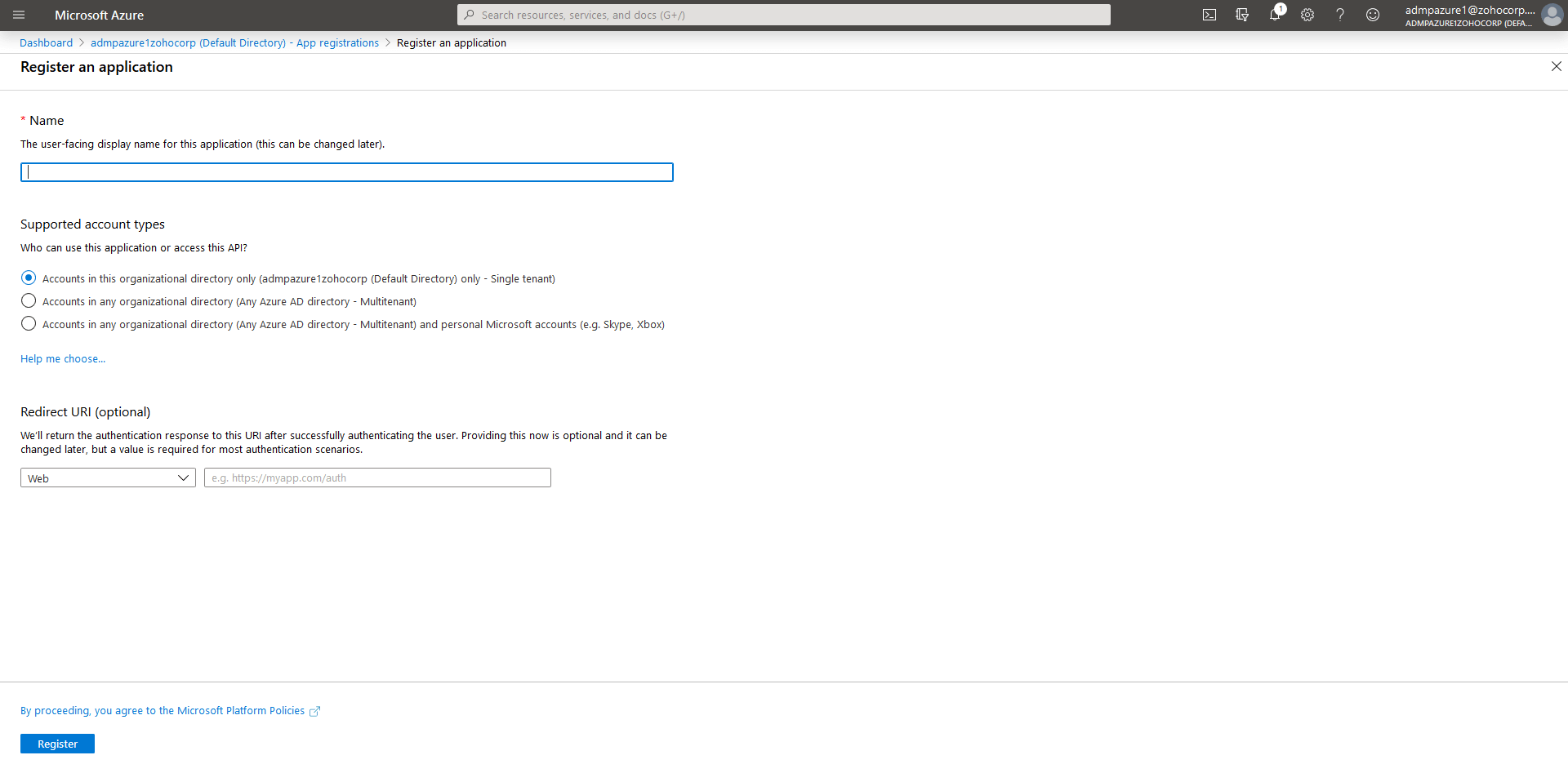 register-on-application