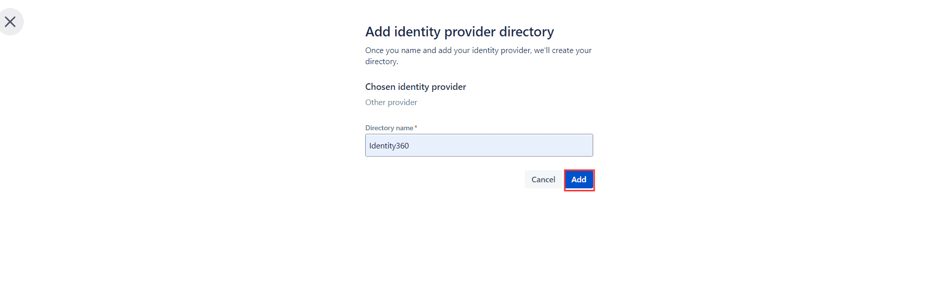 Atlassian Cloud identity provider configuration