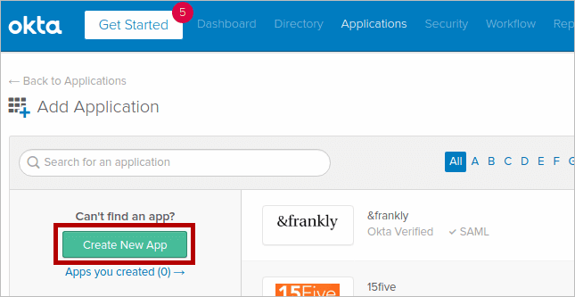 Steps to configure ADManager Plus in Okta