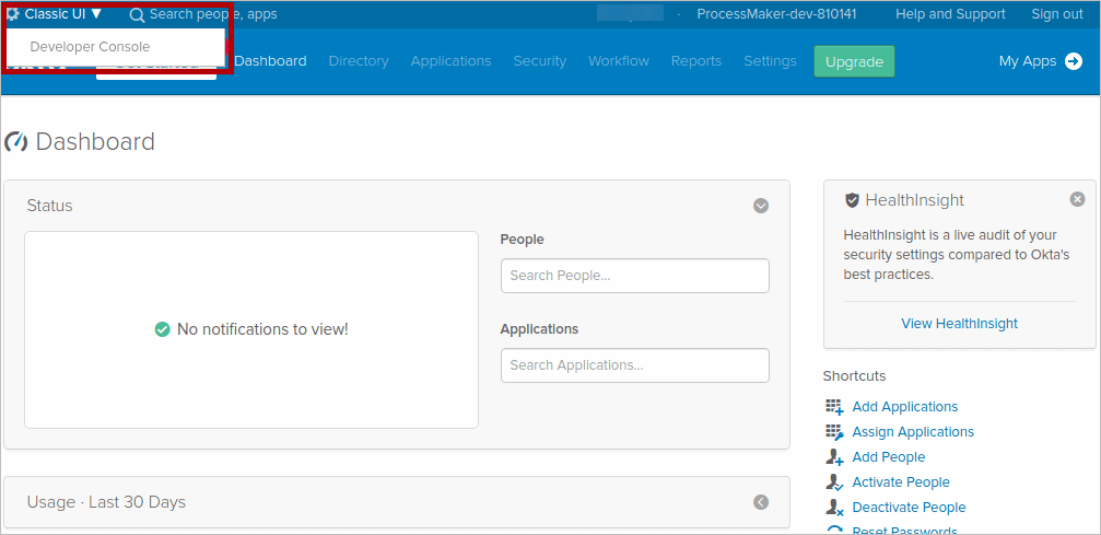 Steps to configure ADManager Plus in Okta