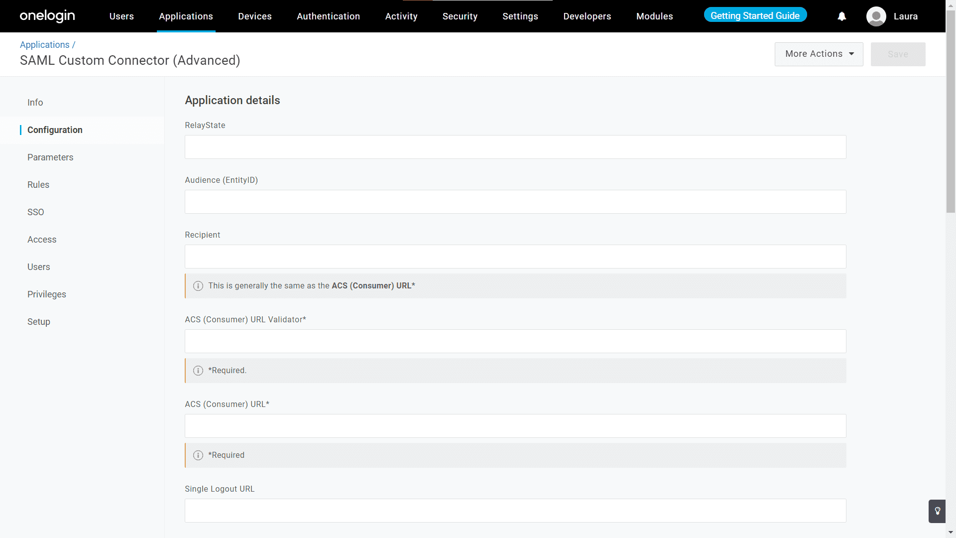 Steps to configure ADManager Plus in Onelogin