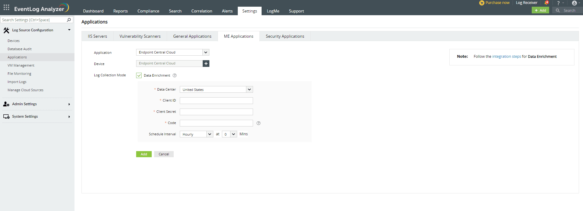 Configuring ManageEngine ITOM solution products