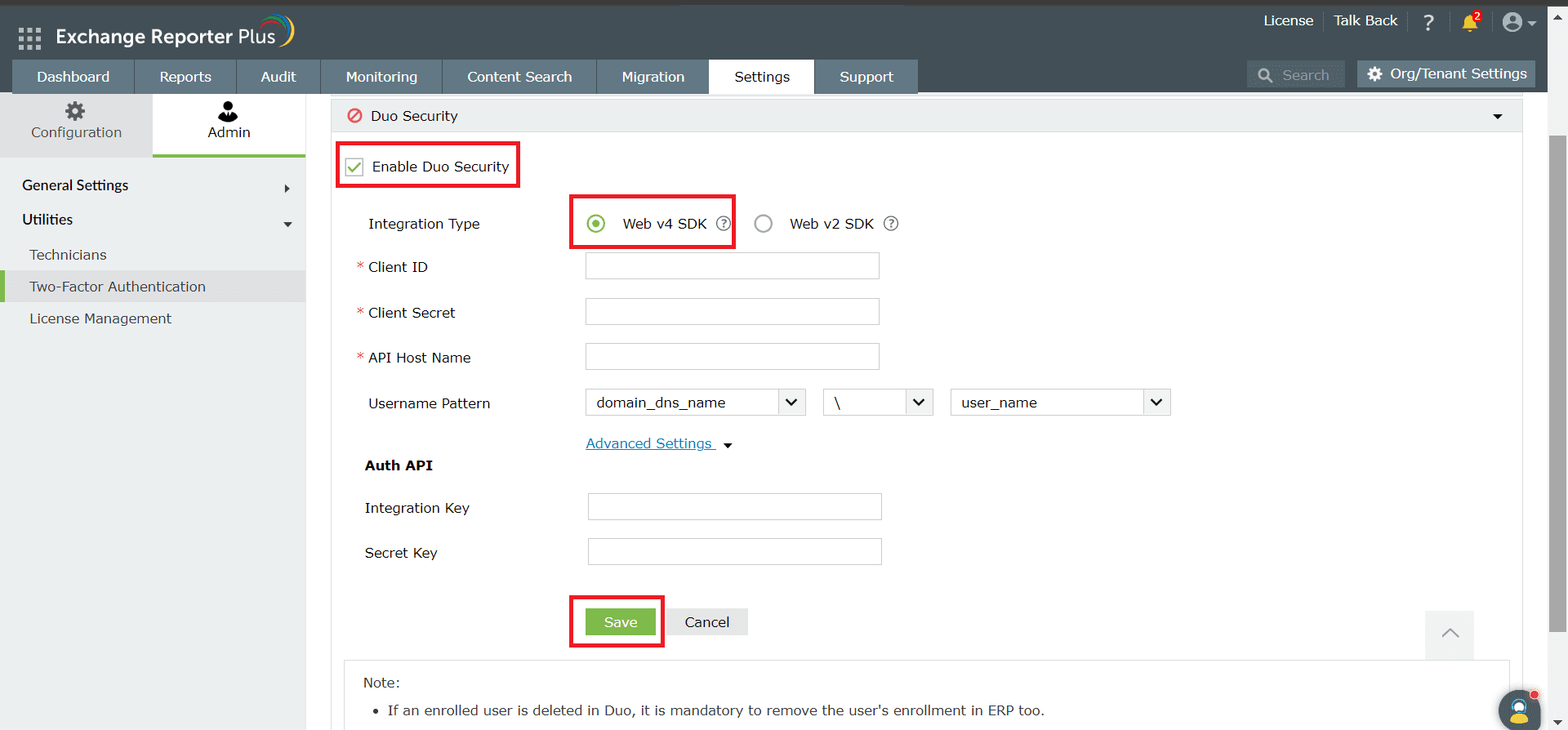 Two-Factor Authentication Duo Security