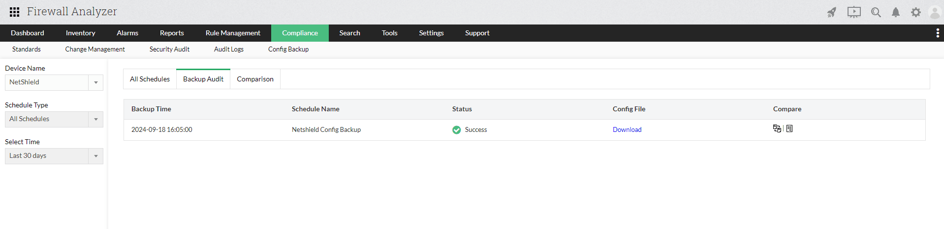 Clavister configuration recovery