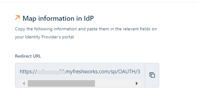 Mapping IdP information for Freshservice in ADSelfService Plus