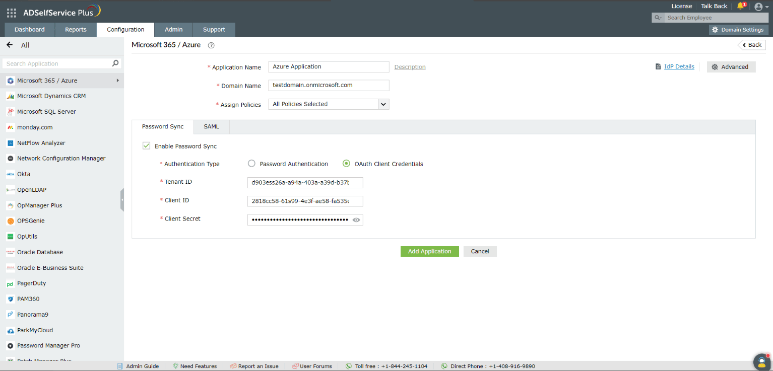 Password Synchronization with Microsoft 365/Azure