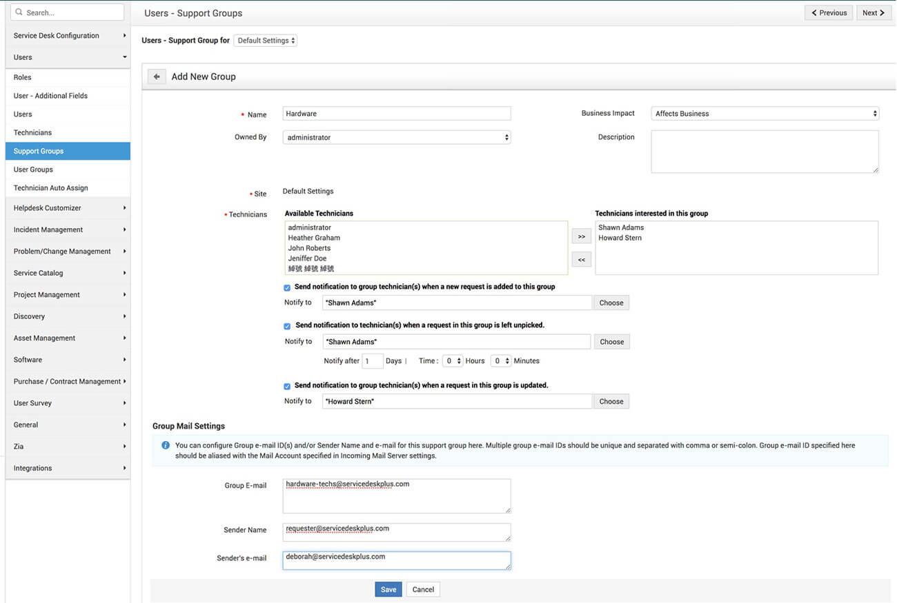 Bulk auto assign agent to support groups